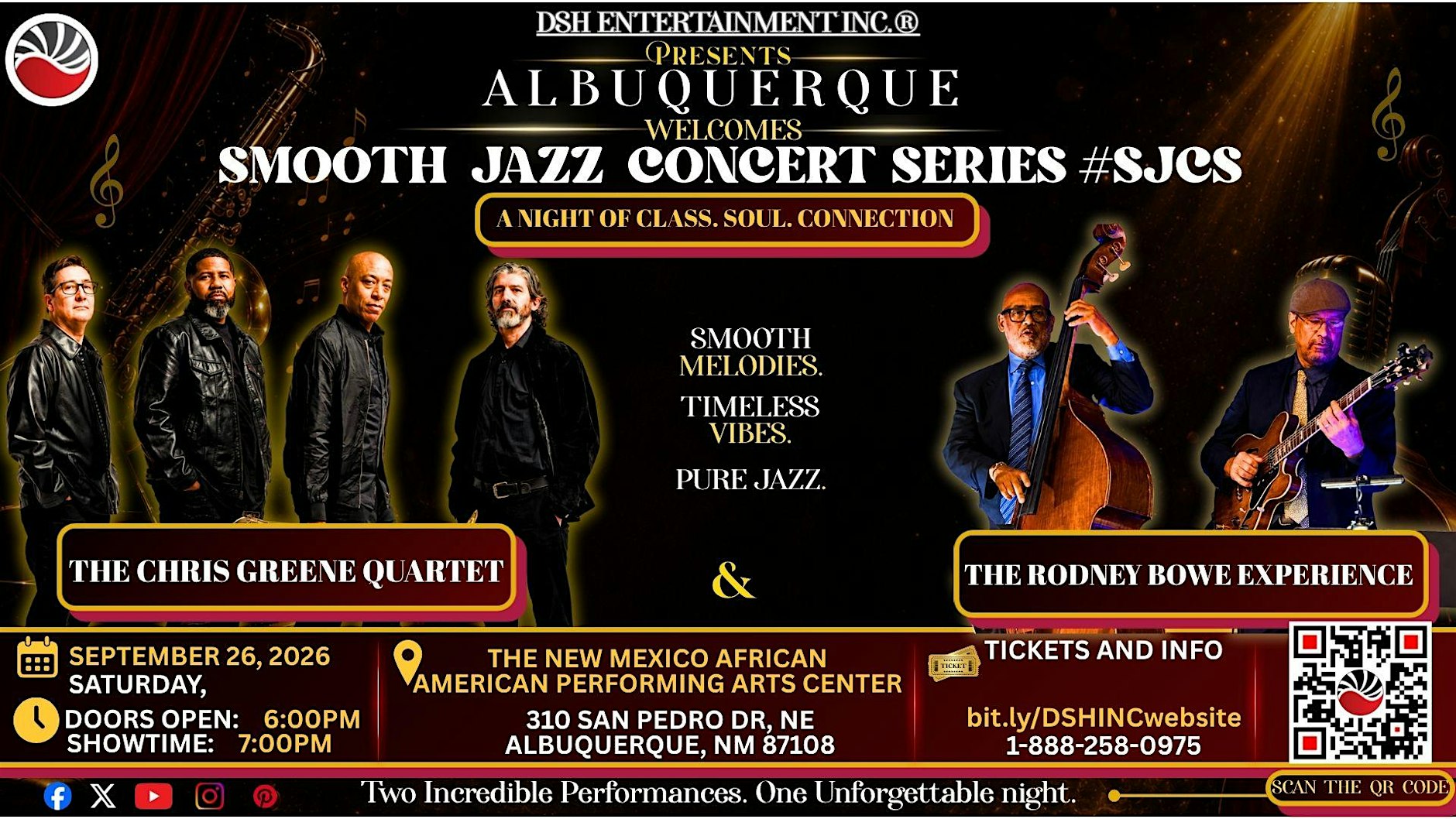 Smooth Jazz Concert with Chris Greene Quartet & Rodney Bowe Experience